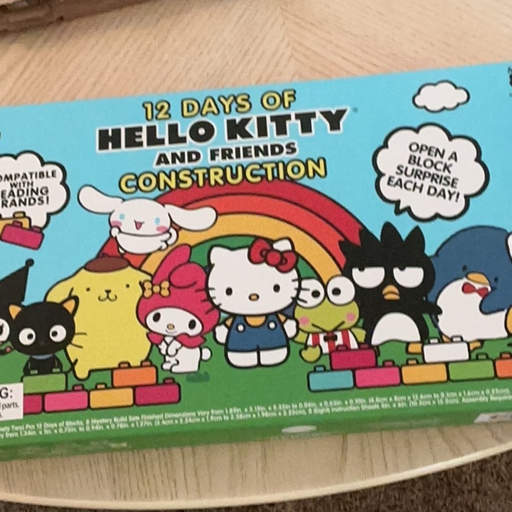 Hello Kitty 12 Days of Friends Construction Set Countdown Calendar